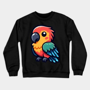 parrot lover - chibi parrot lover Crewneck Sweatshirt